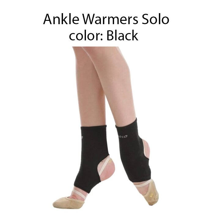 Ankle Warmers Solo Black Наглезенки - Image 1
