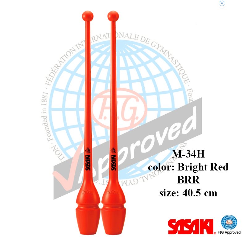 BRIGHT RED BRR 41 M-34H-F BRR col. Bright Red Rubber Clubs - Image 1