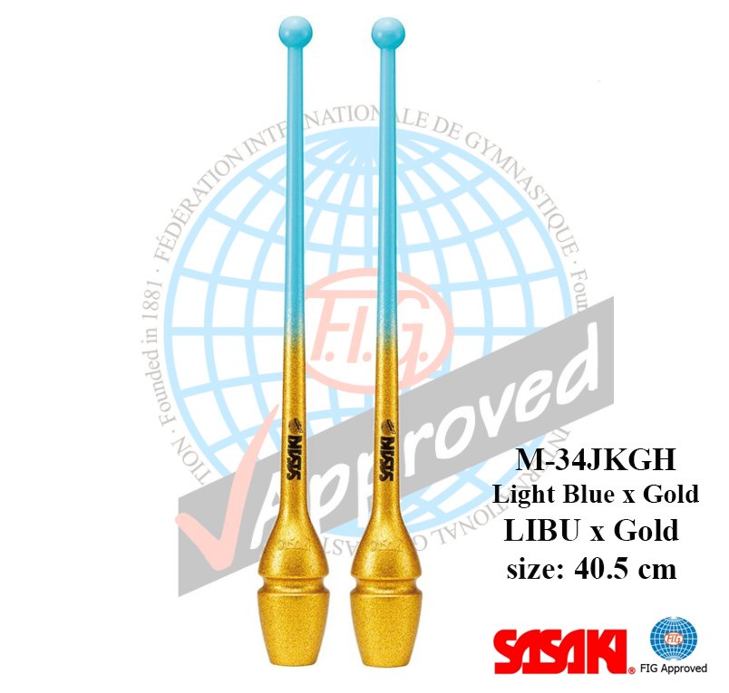 LIGHT BLUE x GOLD LIBU x GOLD 41 STRM-34GH LIBUxGold col. LightBlue x Gold FIG Clubs Sasaki - Image 1