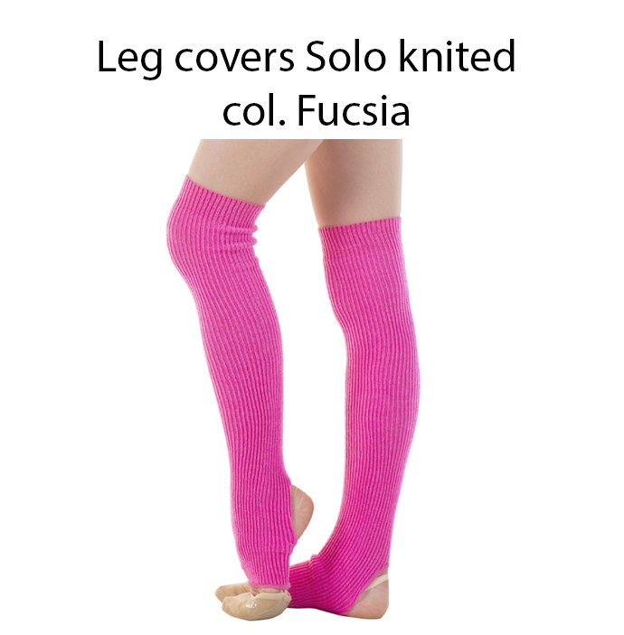 Leg covers Solo knited Fucsia Гети - Image 1