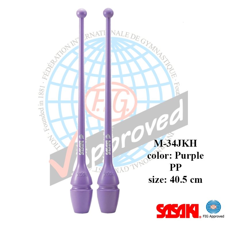 PURPLE PP 41 M-34H-F PP col. Purple Rubber Clubs - Image 1