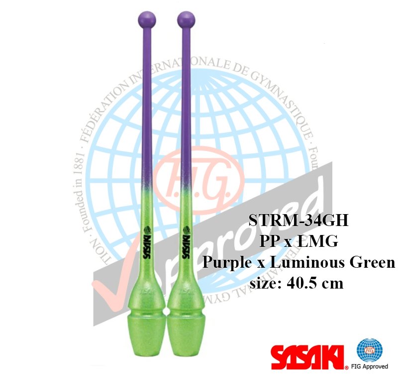 PURPLE x LUMINOUS GREEN PPxLMG 41 Clubs Sasaki M-34GH-F PPxLMG - Image 1