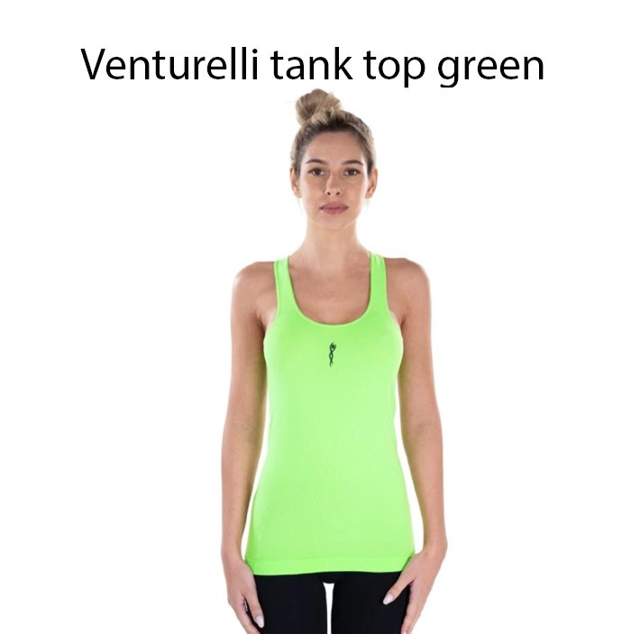 Venturelli tank top green Изрязан потник - Image 1