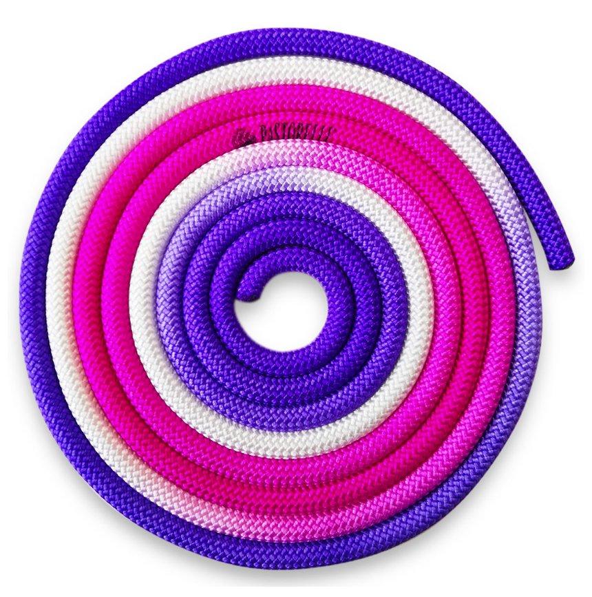 Color - White-Fuchsia-Violet Rope Pastorelli Color: White-Fuchsia-Violet - Image 1