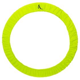 Light monochromatic hoop cover color: Fluorescent yellow