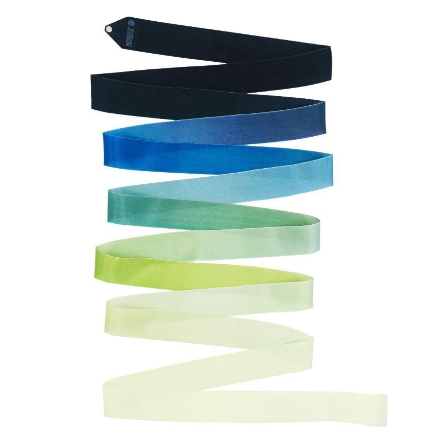 Pastorelli Archè 6 m ribbon Black-Emerald-Green-Light green Pastorelli Archè 6 m ribbon Black-Emerald-Green-Light green - Image 1